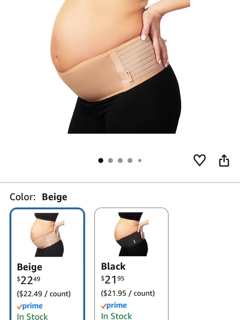 AZMED Maternity Belt / Belly Band - Picture 2 of 4